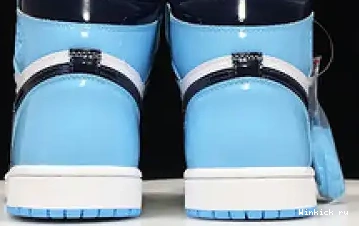 CHILL BLUE LEATHER AIR 1 PATENT JORDAN UNC 0520